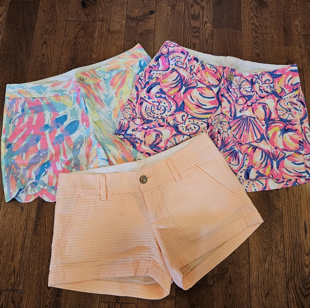 Colorful Bundle of Lilly Pulitzer Women's Shorts